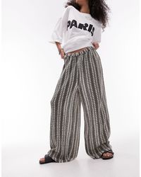 TOPSHOP - Knitted Beach Pants - Lyst