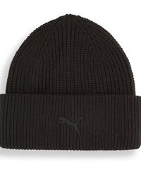 PUMA - Wardrobe Essentials Chunky Mid Crown Beanie - Lyst
