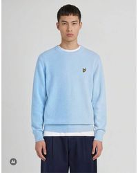 Lyle & Scott - Mid Knits Relaxed Heat Reactive Crew Neck Jumper - Lyst