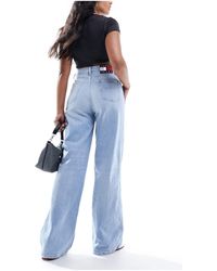 Tommy Hilfiger - Claire High Rise Wide Leg Jeans - Lyst