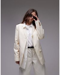 TOPSHOP - Tonic High Break Tailored Blazer - Lyst