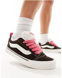 Vans - Knu Skool Sneakers With Pink Laces - Lyst
