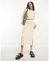 ASOS - Knitted Maxi Skirt - Lyst