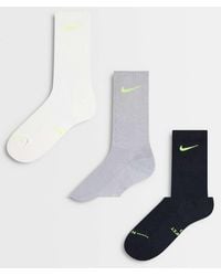 Nike - Everyday Elevate 3 Pack Crew Socks - Lyst