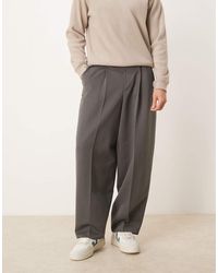 ASOS - Smart Pleated Extreme Tapered Trousers - Lyst