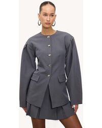 Loavies - Golden Winter Light Blazer - Lyst