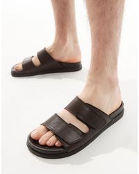 schuh - Sergio Double Strap Sandals - Lyst