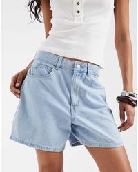 Vero Moda - Kirsa High Waist Loose Fit Denim Shorts - Lyst