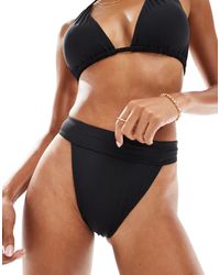 Vero Moda - Slip bikini brasiliano a vita alta mix and match - Lyst