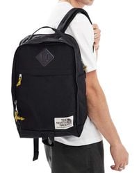 The North Face - Mochila Negra Con Cremalleras En Contraste Berkeley De - Lyst