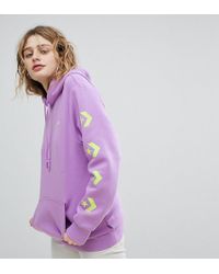 womens pink converse hoodie