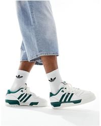 adidas Originals - Rivalry - sneakers basse bianche e verdi - Lyst