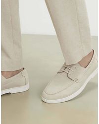 River Island - Suede Boat Shoes - Lyst