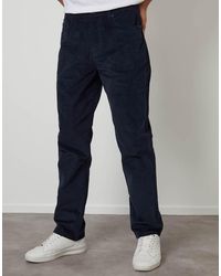 Threadbare - Straight Leg 5 Pocket Corduroy Trousers With Stretch - Lyst