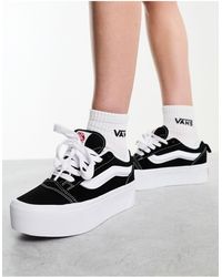 Vans - Knu stack - sneakers nere con suola platform rialzata - Lyst