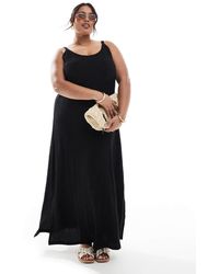 ONLY - – strukturiertes maxikleid - Lyst