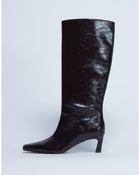 TOPSHOP - Tanya Pointed Toe Knee High Boots - Lyst