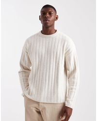 Jack & Jones - – breit gerippter pullover - Lyst