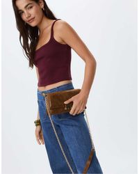 Stradivarius - Crossbody Tas Met Metalen Sluiting - Lyst