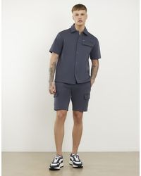 River Island - Premium Regular Fit Nylon Pocket Shorts - Lyst