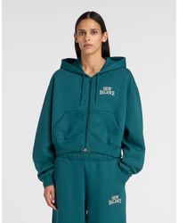 New Balance - Trackside Fleece Full Zip - Lyst