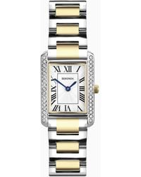 Sekonda - Colette 22Mm Rectangular Two Tone Analogue Watch - Lyst