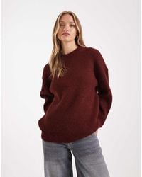 ASOS - Oversized Crew Neck Cocoon Jumper - Lyst