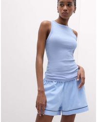 Intimissimi - Ribbed Superior Cotton Vest Top - Lyst