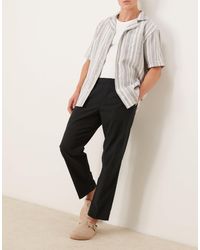 Abercrombie & Fitch - – locker geschnittene leinen-schlupfhose - Lyst