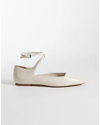 & Other Stories - Real Leather Strap Ballerina Flats With Real Suede Lining - Lyst