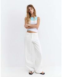 Pull&Bear - Mid-rise baggy Jeans - Lyst