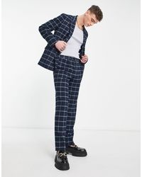 Viggo - Fabien Check Suit Trousers - Lyst