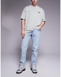 ASOS - Tapered Fit Jeans - Lyst