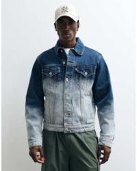 ICECREAM - Denim Trucker Jacket With Running Dog Applique - Lyst