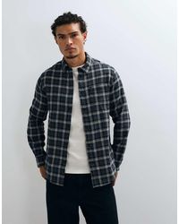 Barbour - Camisa De Cuadros De Manga Larga Transverse En - Lyst