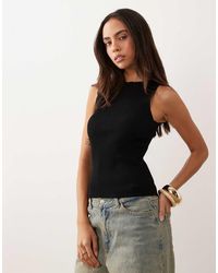 Gina Tricot - Knitted Rib Singlet - Lyst