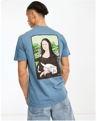 RIPNDIP - Ripndip - Nerma Lisa - T-shirt Met Print Op - Lyst