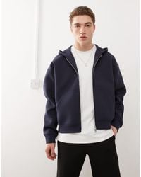Weekday - Simon - sweat à capuche en néoprène avec fermeture éclair - Lyst