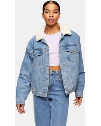 TOPSHOP Denim jackets for Women - Up to 68% off | Lyst