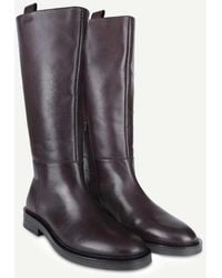 OFF THE HOOK - Celeste Leather Knee-High Riding Boots - Lyst