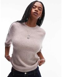 & Other Stories - Gebreide Trui Van Alpaca Met Korte Mouwen - Lyst