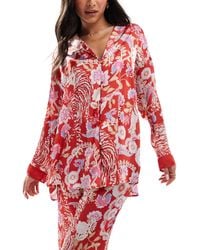 Free People - Dreamy days - pyjama à imprimé multicolore - Lyst