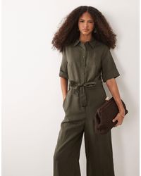 Mango - – kurzärmliger jumpsuit - Lyst