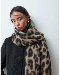 ONLY - Sciarpa Tessuta A Stampa Leopardata - Lyst