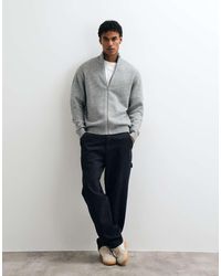 Jack & Jones - High Neck Zip Through Cardigan - Lyst