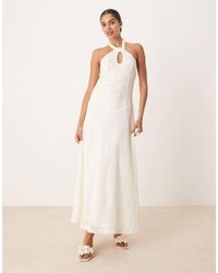 Amy Lynn - Vestito Lungo Allacciato Al Collo - Lyst