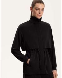 Oysho - Long Jacket With Soft-touch Modal And Pockets - Lyst