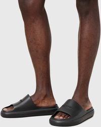 AllSaints - – dune – slider aus gummi - Lyst