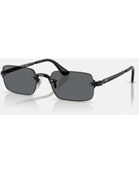 Ray-Ban - Rb3928 By A$Ap Rocky Rectangle Polarised Sunglasses With Lens - Lyst