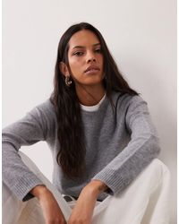 ASOS - Neat Fit Lightweight Crew Neck Jumper - Lyst